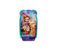Enchantimals – Coffret poupée Cailey Cow & Curdle la Vache – Figurine 15 cm, jupe amovible