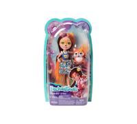 Coffret Enchantimals Poupee Flick + Felicity Le Renard - Figurine 15cm Avec Animal - Mini-poupee