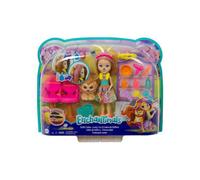 Coffret Enchantimals Poupée Lacey Lion Et Manesy La Lionne : Salon De Coiffure - Figurine 15cm Avec Animal - Mini-poupee