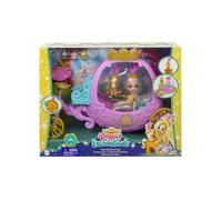 Coffret Enchantimals Poupée Peola Poney avec carrosse Royal - Set Figurine 15cm + Animal Poney Et Accessoires +