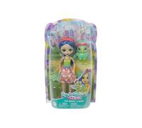 Coffret Enchantimals Poupee Prita et perroquet flutter - Figurine 15cm Avec Animal - Mini-poupee + Carte Animaux