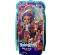 Coffret enchantimals poupee sprint + danessa deer la biche - figurine 15cm avec animal - mini-poupee G