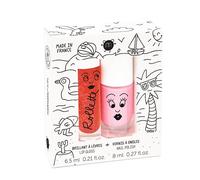 Coffret enfant Holidays - rollette Fraise + vernis Cookie