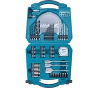 Coffret 71 accessoires : embouts de vissage + forets + mèches + douilles + mètre ruban 3m