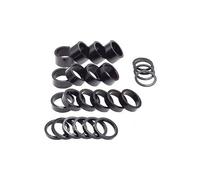 Ergotec Aluminium 1 1/8 Headset Spacer Gris 2/10/15/20 mm Black