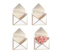 Coffret Enveloppe Pour Bouquet De Fleurs,Étui d'Emballage Moderne en 4 Pièces - Boîte en Papier pour Bouquets,Pour Femmes Mères Petites Amies Dames Filles Mariages Anniversaires Fêtes Et