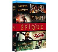 Coffret épique : Pompéi + Gods of Egypt + La Colère des Titans + 300 : la Naissance d'un Empire [Blu-Ray]