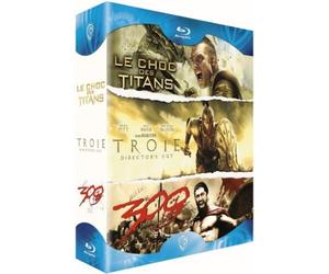 Coffret épopées : Clash of Titans 300 troie [Blu-Ray]