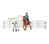 Schleich Team Roping mit Cowgirl