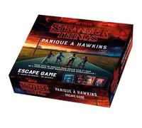 Coffret Escape game STRANGER THINGS - Panique à Hawkins - + 60 cartes + 1 journal + - Gilles Saint-Martin - Larousse - Jeux livres objets