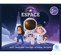 Coffret Espace Apollo 11 - Conquête spatiale - Thomas Pesquet - Neil Armstrong - Youri Gagarine - Collectif - Quelle Histoire - Coffret - Document jeunesse