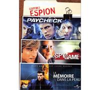Coffret Espion 3 DVD : Spy Game / Paycheck / La Mémoire dans la peau
