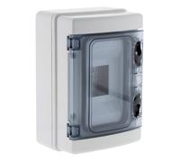 Coffret étanche IP65 4 modules livré avec accessoires - Zenitech