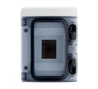 Zenitech Coffret étanche IP65 4 modules livré avec accessoires