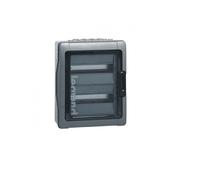 Legrand Coffret Plexo 001925 - 2x18 modules, IP65, embouts prémontés - Gris
