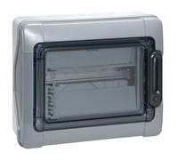 Coffret étanche PLEXO avec embouts à perforation directe prémontés gris 13 modules - LEGRAND - 001921