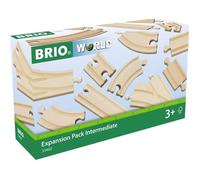 Brio Coffret train en bois Evolution Intermédiaire 33402 – 16 rails – dès 3 ans