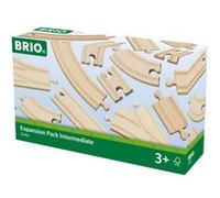 Brio Coffret train en bois Evolution Intermédiaire 33402 – 16 rails – dès 3 ans