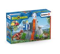 Coffret Expédition au grand volcan - SCHLEICH - Dinosaurs - Yuki, giganotosaure, ankylosaure