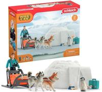 Coffret Expédition en Antarctique, figurines animaux sauvages, Schleich 42558 Wild Life, Pour enfant des 3 ans