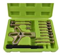 Coffret extracteur de poulies Damper - JBM - 13 pcs - Diamètre 35-85mm - Acier au carbone