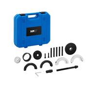 MSW Coffret Extracteur De Roulement De Roue Kit Arrache Moyeu MSW-SPS-25 (VW T5, VW Touareg, Pour Roulement Et Moyeu, Acier, Mallette De Transport)