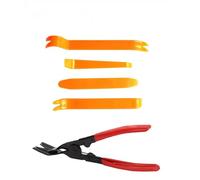 Coffret Extraction de Roulement Kit d'outils de démontage de panneau de voiture portable 4 pièces/ensemble, extracteur de clous, radio, audio, porte, réparation,tableau de bord Presse à buselures(E)