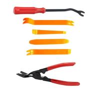 Coffret Extraction de Roulement Kit d'outils de démontage de panneau de voiture portable 4 pièces/ensemble, extracteur de clous, radio, audio, porte, réparation,tableau de bord Outil Extracteur(F)