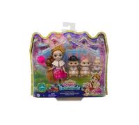 Coffret Famille Brystal Lapin Enchantimals Royal - Poupee princesse 15cm + Figurines animaux + Accessoires - Jouet Fille 4 ans