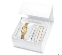 Coffret Femme ARIANE Cadran Doré Bracelet Acier milanais Doré