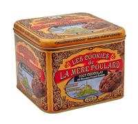 Coffret fer Collector de Cookies Tout chocolat 400g - Biscuiterie La Mère Poulard