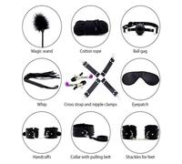 Coffret Fetish fourrure noir BDSM