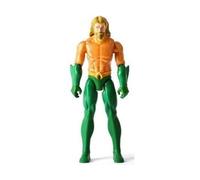 Coffret Figurine Aqua-Man 30 cm - Personnage DC - Set Super Heros Serie et 1 Carte Animal - Nouveaute - Collector