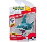 Coffret figurine pokemon sharpedo - figurine de luxe combat requin - set jouet garcon + 1 carte animaux