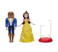 Coffret figurines - HASBRO - Belle et la Bête scène salle de bal - Belle musicale 26 cm - Bête 2-en-1 - Boîte décor