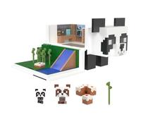 Coffret figurines Minecraft Panda - MATTEL - Minecraft - La Maison du Panda - Coffret de jeu transportable