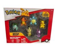 Coffret figurines Pokémon Jazwares x6 Battle Figure Pack