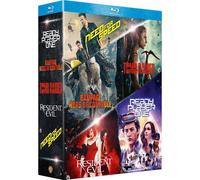 Coffret Films Issus De Jeux Vidéo : Rampage - Hors De Contrôle + Tomb Raider + Ready Player One + Resident Evil + Need For Speed - Pack - Blu-Ray