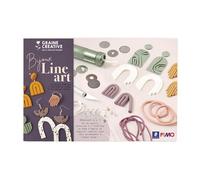 Graine créative – Coffret Fimo Bijoux Line Art – Jaune