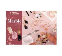 Coffret fimo bijoux marble grain