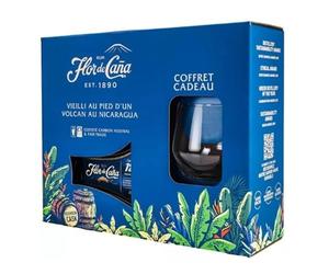 Coffret Flor de Cana Centenario 12 ans + 1 verre