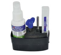 TIVOLY - Set Destructeur de Verrou - Lock Destroyer - 1 Foret Carbure court Ø 6mm + Huile de Coupe + Clé d'Ouverture