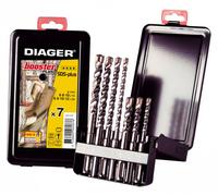 Diager Coffret 7 forets béton SDS-Plus Booster