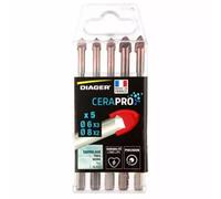 Coffret Forets Carrelage Cerapro 5 pièces Diager