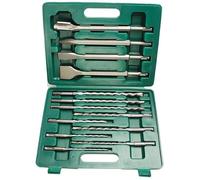 BRÜDER MANNESMANN Kit de forets & burins SDS PLUS, 13 pièces