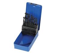 COFFRET FORETS METAUX HSS, MECHES DE 1 A 10 mm, BOITE DE 19 FORETS