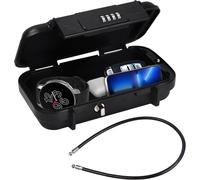 Coffret Fort Portable Sécurisé Petit À Combinaison Avec Code, Boîte De Stockage De Clés Code Exterieur De Voyage Avec Câble Métallique Amovible Pour École Plage Maison Bureau Hôtel Voyages Noir