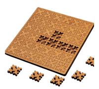 Coffret Fractal en Bois CRGANGZY - Puzzle Défi de Réflexion Inversée sans Image pour l'Entraînement Cérébral, Soulagement du Stress, Puzzle en Bois pour Enfants et Adultes, Fête en Famille