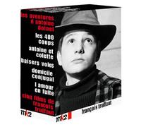 Coffret François Truffaut 5 DVD - Vol.2 : Les Aventures d'Antoine Doinel - Les Quatre cents coups / Baisers volés / Domicile conjugal / L'Amour en fuite / + 1 DVD Bonus