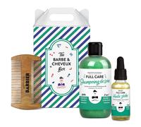 Coffret Full Care Pour Homme - Monsieur Barbier - Coffret Cadeau Barbe Et Cheveux Pour Hommes